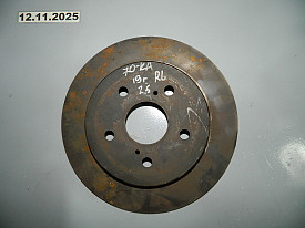 ДИСК ТОРМОЗНОЙ ЗАДНИЙ (R-L) 2.5 (42431-06180) (280MM 12MM) TOYOTA CAMRY XV70-75 2017-2023