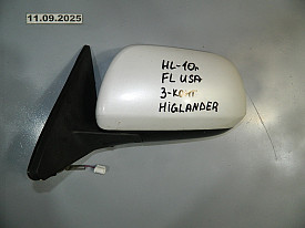 ЗЕРКАЛО ЗАДНЕГО ВИДА ЛЕВОЕ (БОКОВОЕ) (3-КОНТАКТОВ) (USA) TOYOTA HIGHLANDER XU40 2007-2013