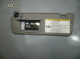 КОЗЫРЕК СОЛНЦЕЗАЩИТНЫЙ ЛЕВЫЙ (СЕРЫЙ) TOYOTA HIGHLANDER XU50 2013-2020