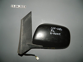 ЗЕРКАЛО ЗАДНЕГО ВИДА ЛЕВОЕ (БОКОВОЕ) (6-КОНТАКТОВ) TOYOTA SIENNA XL20 2003-2009