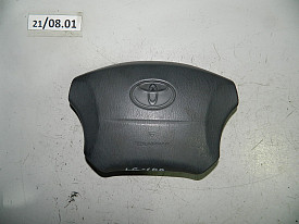 АИРБАГ (AIRBAG) РУЛЯ (СЕРЫЙ) (ПОДУШКА БЕЗОПАСНОСТИ) TOYOTA LAND CRUISER UZJ100 1998-2007