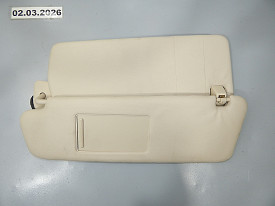 КОЗЫРЕК СОЛНЦЕЗАЩИТНЫЙ ЛЕВЫЙ (7P6857551M) (С ДОПОЛНИТЕЛЬНЫМИ КОЗЫРЬКОМ) (БЕЖЕВЫЙ) VOLKSWAGEN TOUAREG NF-FL 2010-2018