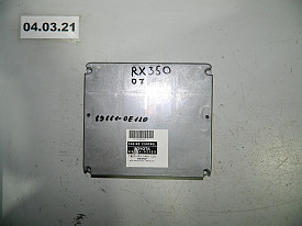 КОМПЬЮТЕР ДВИГАТЕЛЯ (БЛОК УПРАВЛЕНИЯ ДВС ОСНОВНОЙ) (89661-0E120) LEXUS RX330-RX350-RX400H XU30 2003-2009