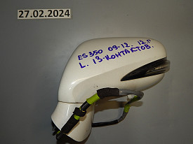 ЗЕРКАЛО ЗАДНЕГО ВИДА ЛЕВОЕ (БОКОВОЕ) (13-КОНТАКТОВ) (ПОВТОРИТЕЛЬ, ПОДСВЕТКА) (УЗКОЕ) LEXUS ES350 XV40 2009-2012